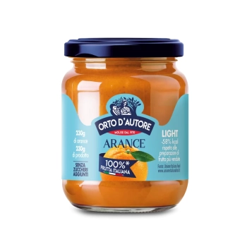 Orto d'Autore dżem 100% POMARAŃCZA LIGHT 230g