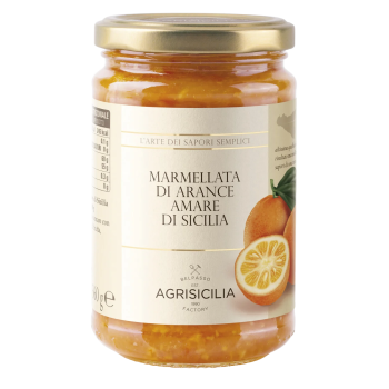 AGRISICILIA Konfitura z gorzkiej pomarańczy z Sycylii 360 g