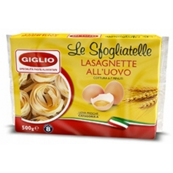 Giglio Lasagnette All'Uovo makaron jajeczny 500g