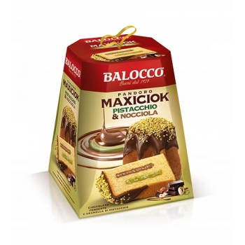 Balocco Pandoro babka z krem pistacjowym i orzecho