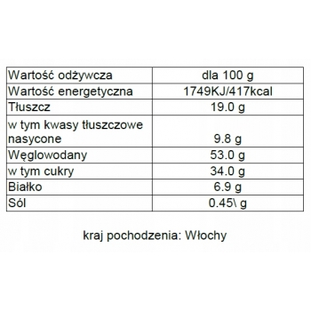 Balocco Pandoro babka z krem pistacjowym i orzecho