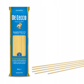 DE CECCO włoski makaron Spaghettini No11 - 500g