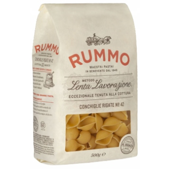 RUMMO włoski makaron Conchiglie Rigate No42 500g