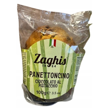 Zaghis Panettoncino czekolada z pistacją 100 g