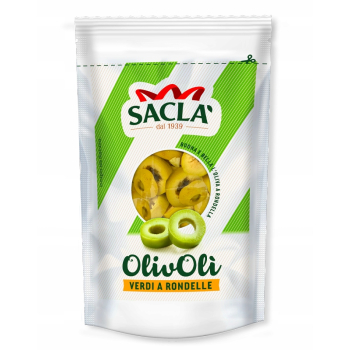 SACLA OlivOli zielone oliwki krojone 185g