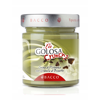 BACCO słodki krem pistacjowy z Sycylii CRUNCH 200g