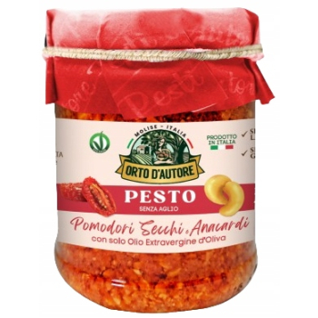 Orto d'Autore Pesto Pomidory i nerkowiec 180g