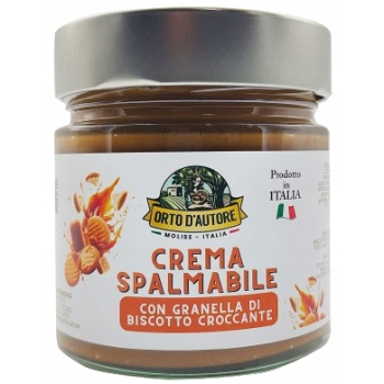 Orto d'Autore słodki krem z chrupiącym biszkoptem 240 g