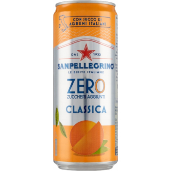 Sanpellegrino napój pomarańczowy bez cukru 330 ml