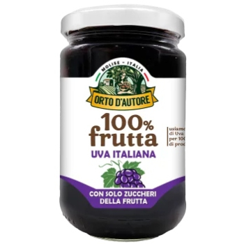 Orto d'Autore UVA włoski dżem 100% Winogrono 340g