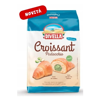 Divella włoskie croissanty z nadzieniem pistacjowym 210g