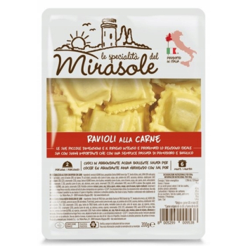 MIRASOLE Włoskie ravioli carne - z mięsem 200g