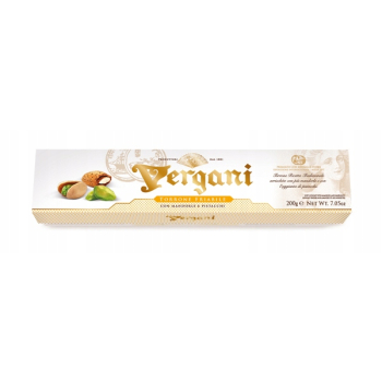 Vergani Torrone FRIABILE migdały i pistacje 200g