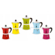 BIALETTI włoska kawiarka RAINBOW zielona