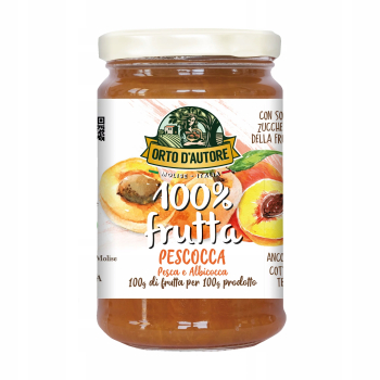 Orto d'Autore dżem PESCOCCA 100% BRZOSKWINIA I MORELA premium 340g