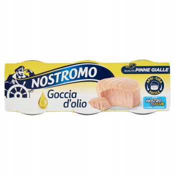 Nostromo włoski tuńczyk w oliwie z oliwek 3x65g