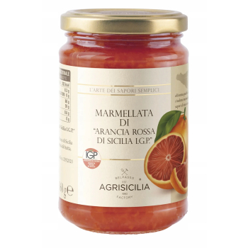 AGRISICILIA Konfitura z czerwonej pomarańczy z Sycylii 360 g