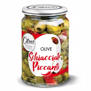 Citres Zielone oliwki pikantne 520 g