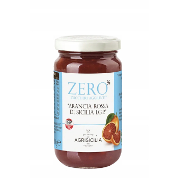 AGRISICILIA dżem z Sycylijskiej Czerwonej POMARAŃCZY bez cukru 240g