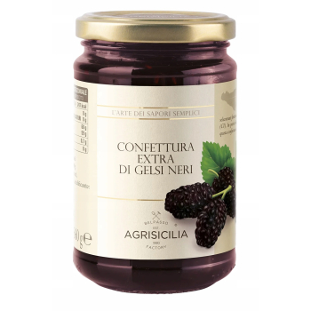 AGRISICILIA włoski dżem z CZARNEJ MORWY 360g