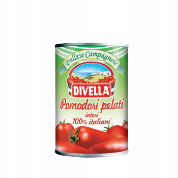 Divella pomodori Pelati 100% włoskie pomidory 400g