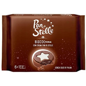 Pan di Stelle Biscocrema kaka owe ciastko z kremem orzechowo-kakaowym