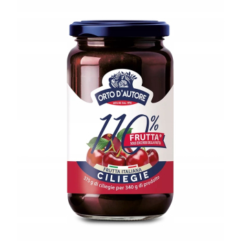 Orto d'Autore dżem 110% CZEREŚNIA premium 340g