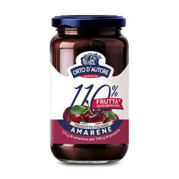Orto d'Autore dżem 110% WIŚNIA premium 340g