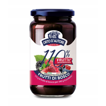 Orto d'Autore Frutti di Bosco dżem110% owoce leśne