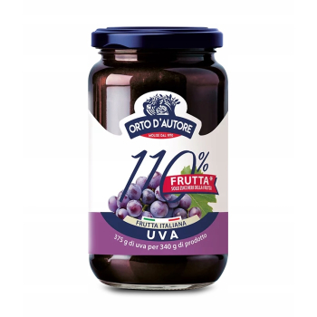 Orto d'Autore UVA włoski dżem 110% Winogrono 340g